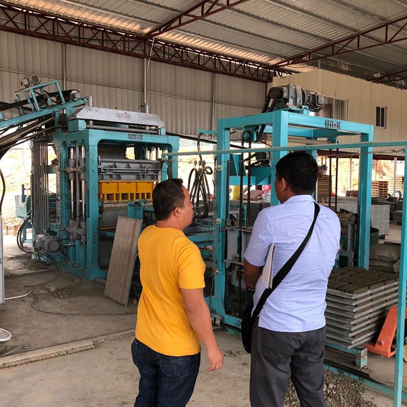 Philippine customers are visiting our Hydraform Block Making Machine